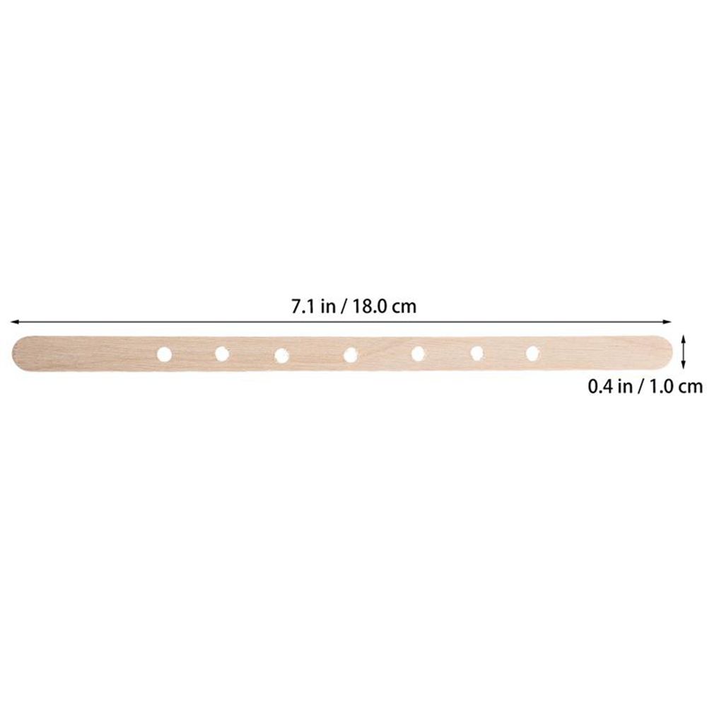10 шт. Деревянные зажимы для фитиля с 7 отверстиями, центрирующие инструменты, держатели для фитилей свечей