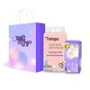 pull-out facial tissue & face towel combo, virgin wood pulp