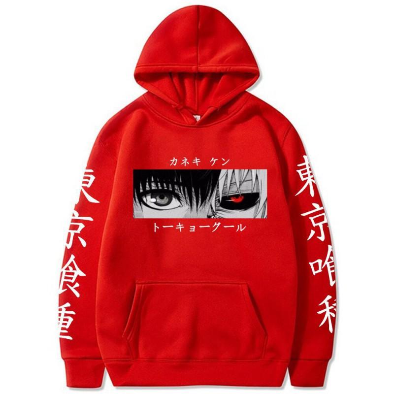 Mens Tokyo Ghoul Kaneki Ken Hoodie Sweatshirt Anime Cosplay Streetwear Pullover Fall