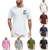 Men's Round Neck Casual Printed Short Sleeve T-Shirt