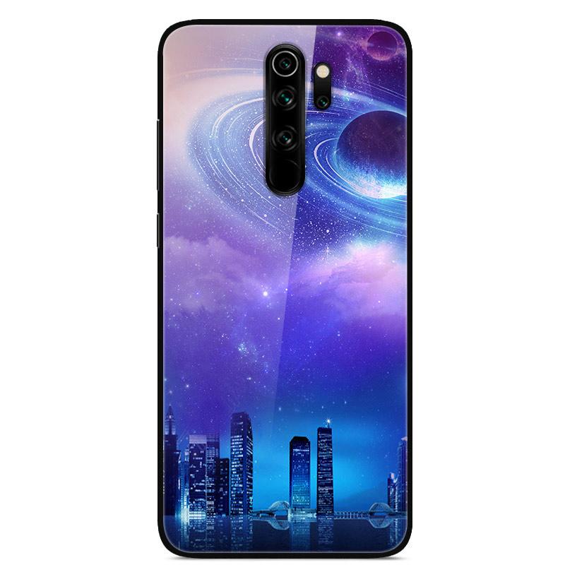 Для Xiaomi Redmi Note 8 Pro Чехол Закаленное Стекло Модный Милый Чехол для Телефона для Redmi Note 8 8T Note8 8Pro Задняя Крышка Funda Coque