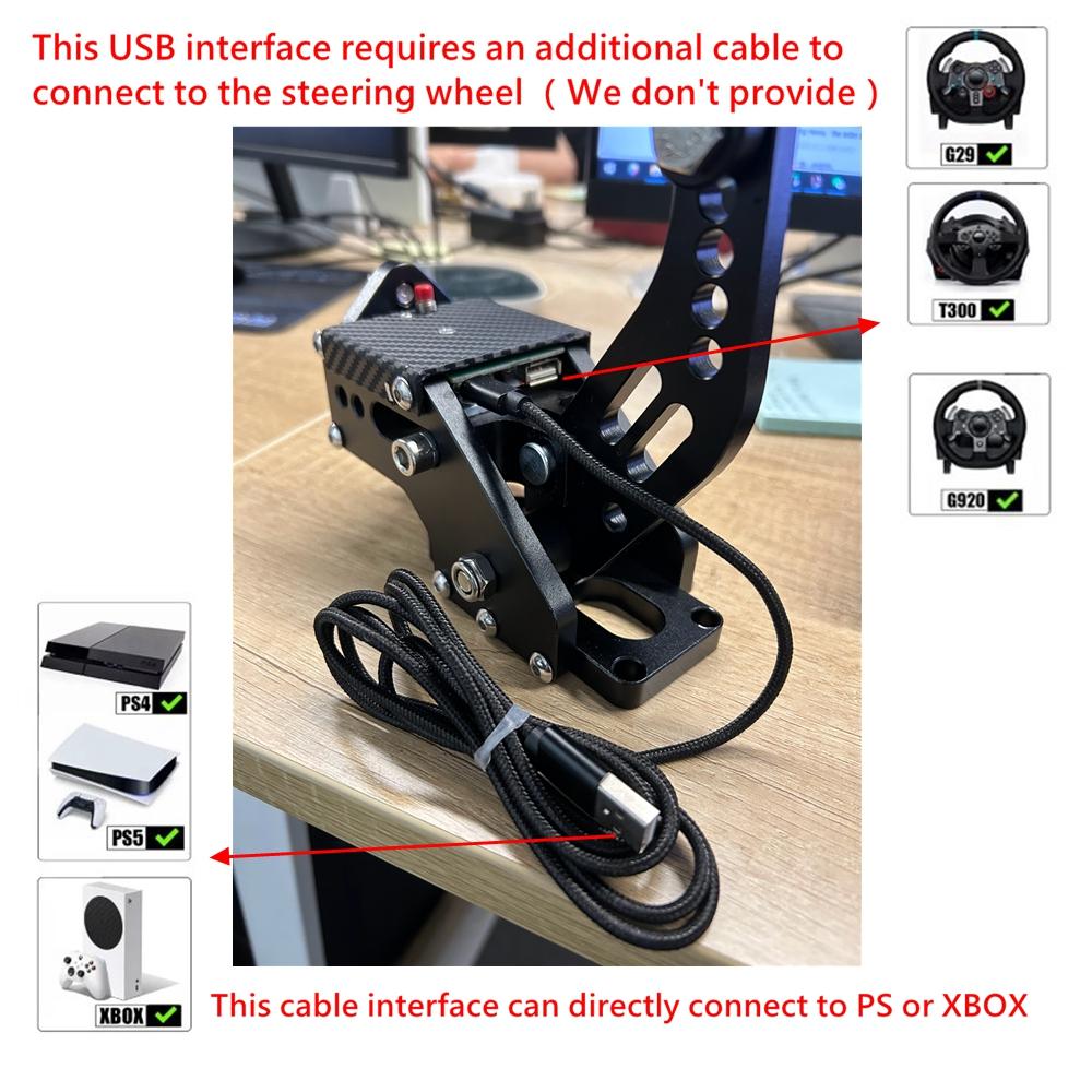 ПК USB ручник только для Logitech G920 Совместим с XBOX ONE / XBOX series S / XBOX series X SIM гоночными играми Ручной тормоз