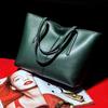 2022 New Women's Large Capacity PU Tote Handbag