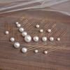 Pearl Decor U-Shaped Hair Pins Alloy Vintage Hair Sticks Chinese Hair Pin Hairstyle Chignon for Girls Alloy Hairpin