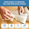 White shoe cleaner decontamination bright white shoe edge yellowing white shoe cleaning decontamination cleaning whitening 1