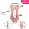 FAAK Silicone Thongs Wearable Insertable Clitoris Pads for Crossdresser Strapon Silicone Cock Cage Men's Camel Toes Panty