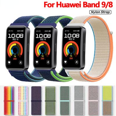 Нейлоновый ремешок-петля для умных часов Huawei Band 9, спортивный сменный браслет Correa для Huawei Band 8, 9, аксессуары