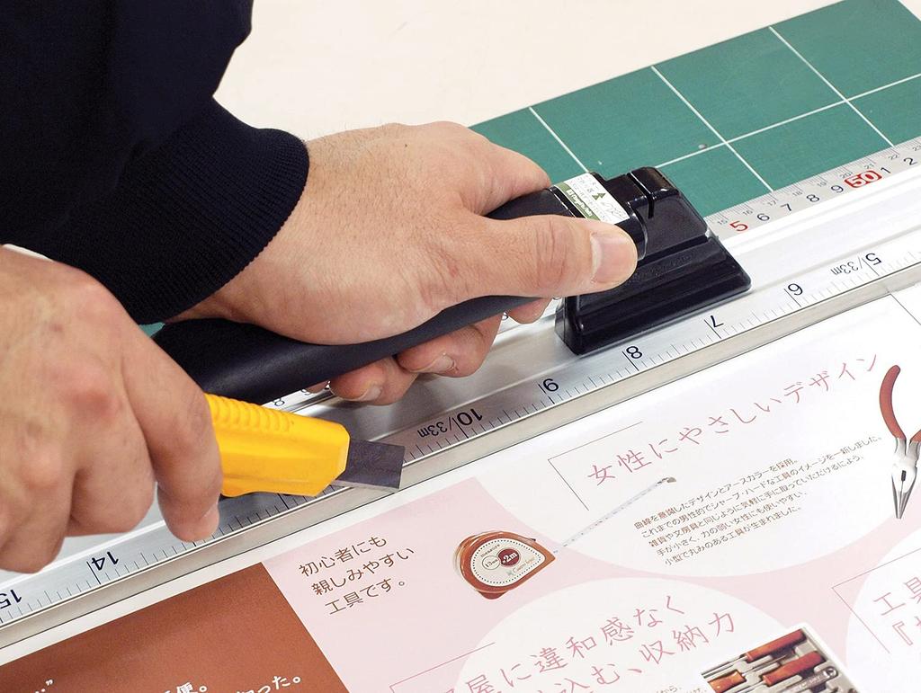 Niigata Seiki SK алюминиевая режущая линейка с быстрой шкалой, ручка 60 см, ACS-60H