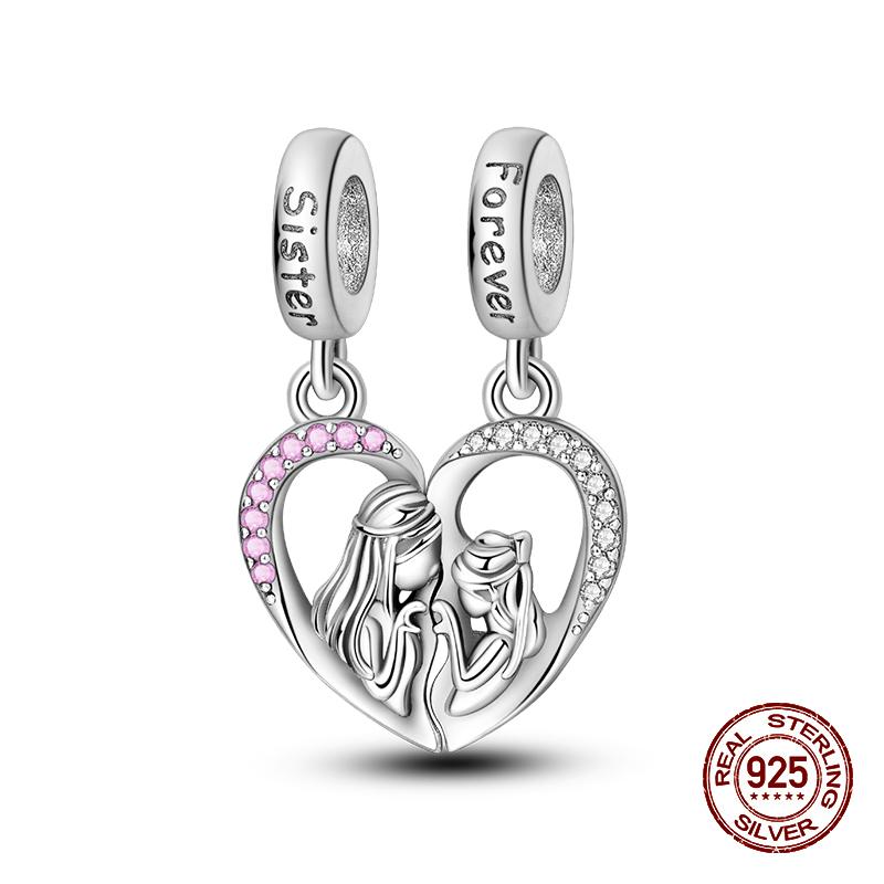 100% Стерлингового Серебра 925 Пчелы Бабочка Ежик Рыба Подвески Бусины Подходит Оригинальные Браслеты 925 DIY Ювелирные Изделия Подарки На День Рождения