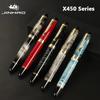 Перьевая ручка Jinhao X450 M/Изогнутое тонкое перо Ираурита Роскошные элегантные ручки Чернила для ручек Канцелярские товары для офиса и школы PK 9019