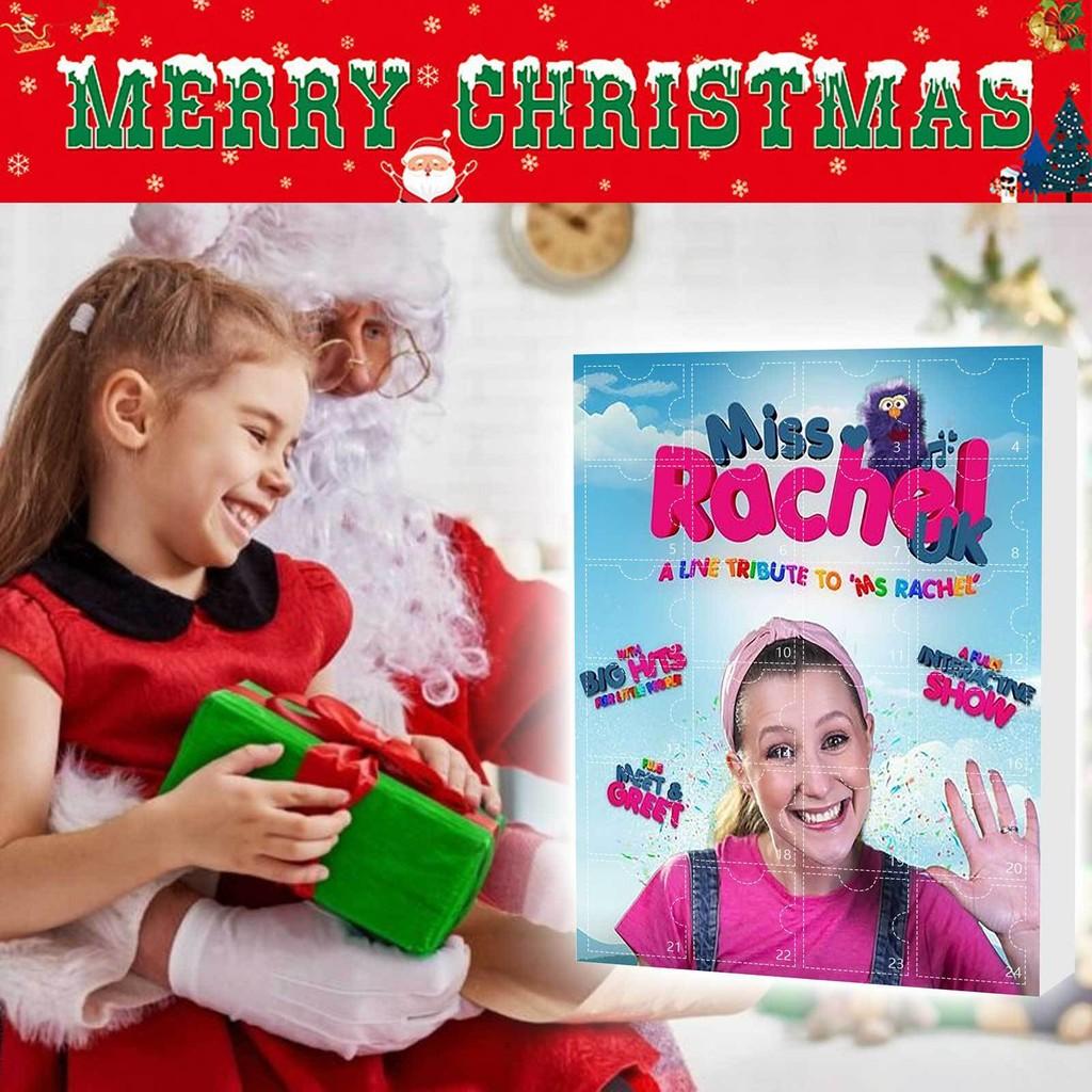 Рождественский Адвент-календарь Msrachel Blind Box 24-дневный обратный отсчет Детский акриловый подарок