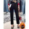 2024 Slimming Black Straight-Leg Jeans for Women - Elastic Fit for Pear-Shaped Figures