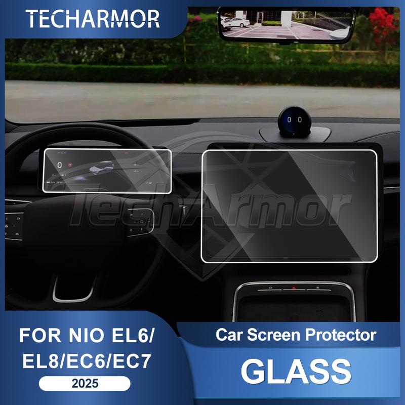 Car Tempered Glass Protective Film For NIOEL6 EL8 EC6 EC7 2025 Auto GPS Navigation Screen Protector Display Interior Accessories