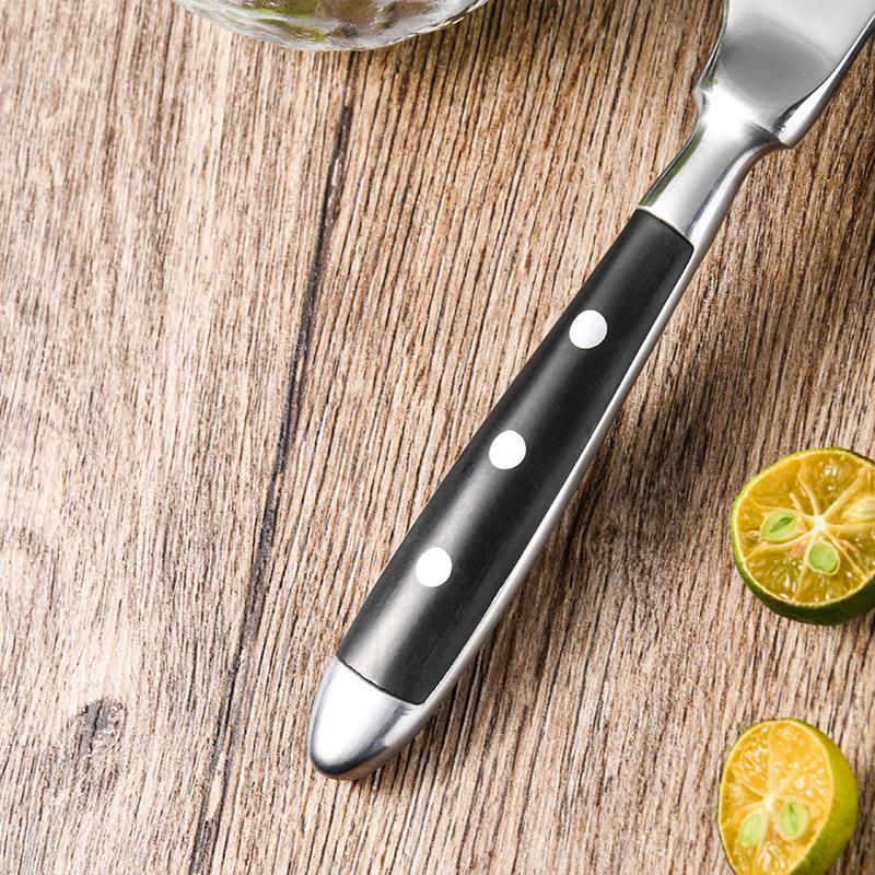 Набор кухонных столовых приборов из нержавеющей стали, столовые приборы для стейков, нож, вилка, ложка, бытовые, религиозные, полные наборы, 6 предметов