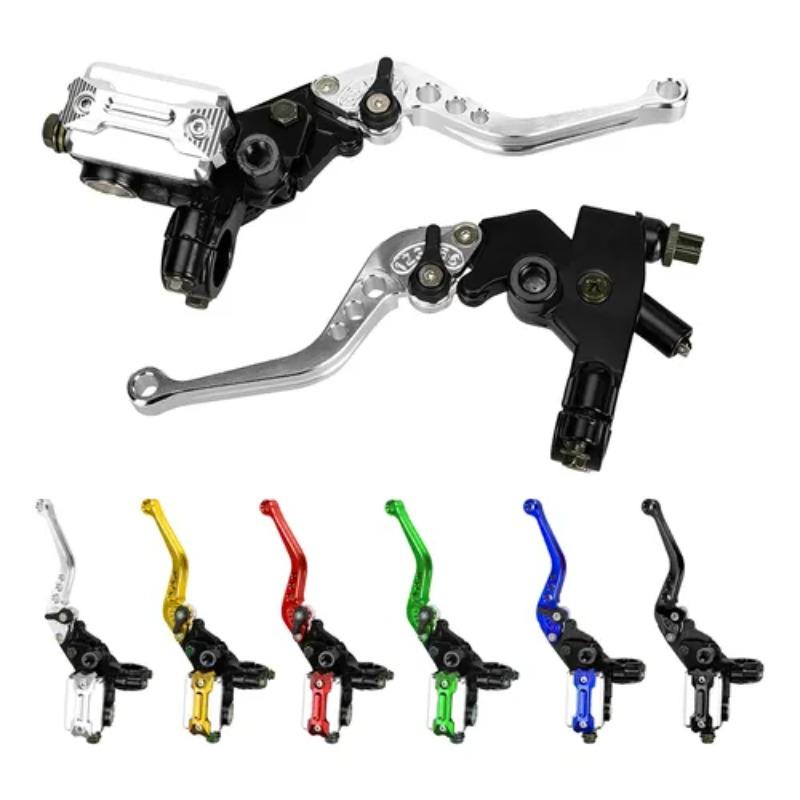 Motorcycle Left Clutch handle Right Brake Pump Master Cylinder Hydraulic Brake Lever For Dirt Pit Bike ATV Quad Moped Scooter