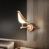 Bird Wall Light Fixture LED Sconce Corridor Light Rotatable Acrylic Wall Lamp Night Lights for Living Room Bedroom Bedside Stair