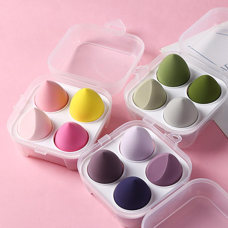 Beauty Makeup Sponge Set: Water Drop & Bevel Cut Powder Puffs
