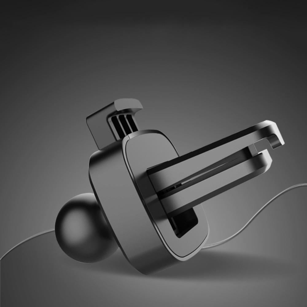 Clip Anti-Skid Suction Base Car Phone Holder Auto Air Vent Stand Car Phone Bracket Ball Head Base