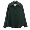 Made In Italy Long Sleeve Shirt 34 Deep Green Women Used
