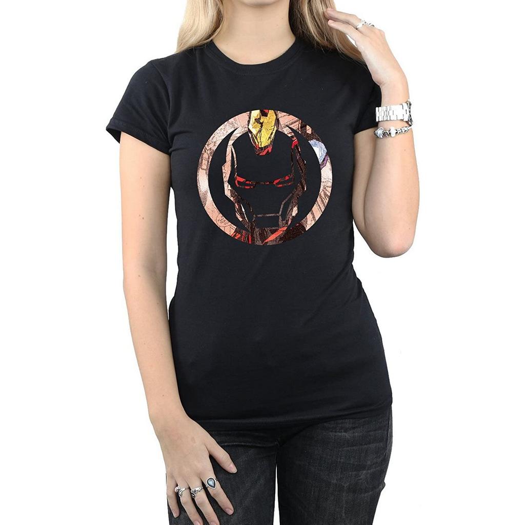 Iron Man Womens/Ladies Montage Cotton T-Shirt