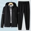 Hoodies Casual Hooded Sweatshirts Pants Thicker Jacket Men Tracksuit Sets