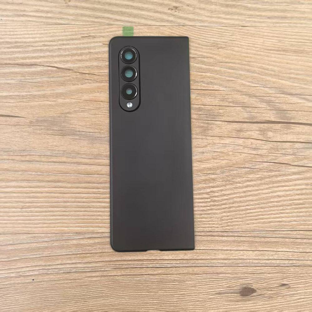 Luxury For Samsung Galaxy Z Fold 3 F926 T V U /DS B /N Back Housing Battery Cover Glass Door With Camera Bezel Lens Replacement