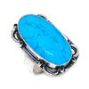 Natural Santa Rosa Turquoise 925 Sterling Silver Jewelry Ring Size 6.5 z1S48