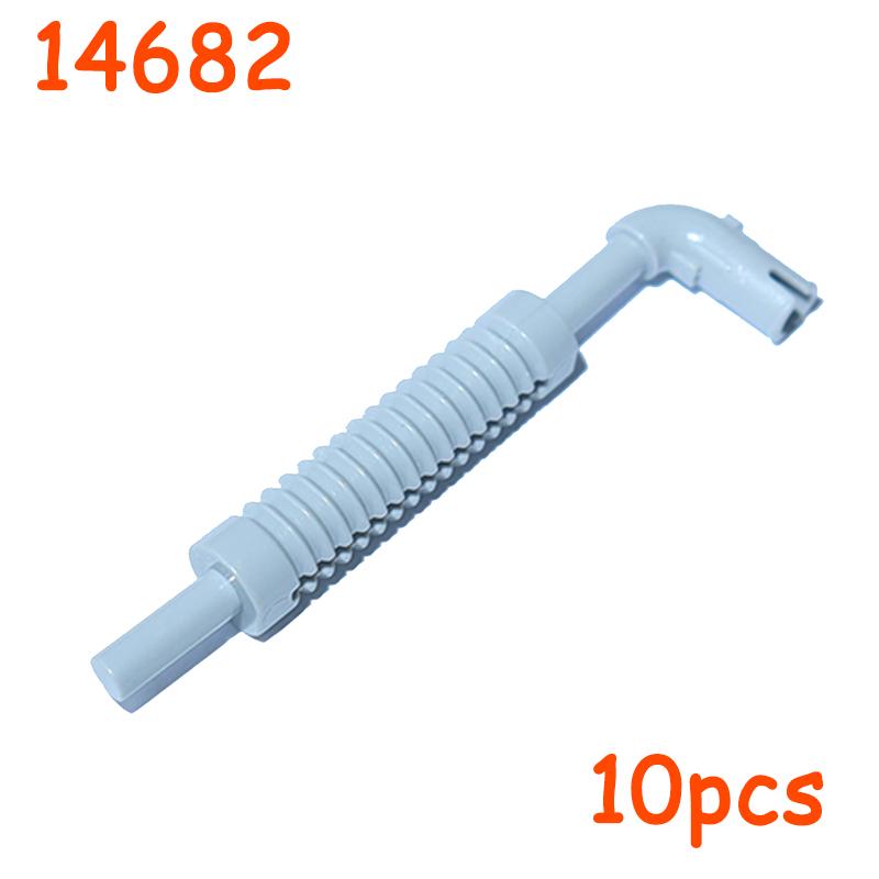 6л 8.5л Двухсекционный гофрированный шланг с узлом Выхлопная труба Технические детали MOC Строительный блок 6211 71944 14682 73590