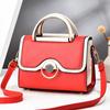 Trendy Colorful Stitching Pu Handbag Versatile Shoulder Bag For Daily Fashion