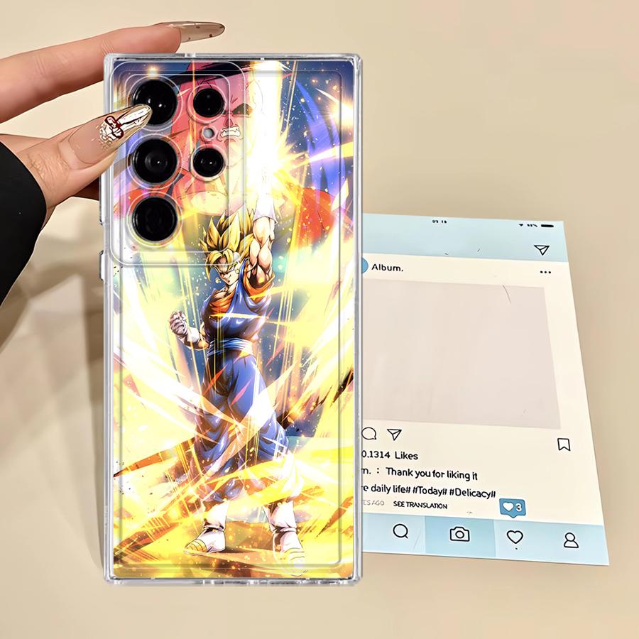 Чехол для телефона Smart Goku из Dragon Ball для Samsung Galaxy S20 Plus Note 20 Ultra 10 S24 S26 S25 Edge S21 S23 Ultra S22 FE