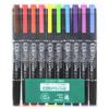 Optex Care Highlighter Set, 10 Colors - WKCR1-10C Luminescent Pens for Office & School Use