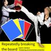 Taekwondo Rebreakable Board Reusable Kids Adults Speed Strength Training Performing EVA Breaking Punching Board Martial Arts Karate Boxing Practice