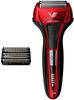 Izumi Electric Fully Washable Shaver, 5-Blade, Reciprocating, Red, IZF-V579R,