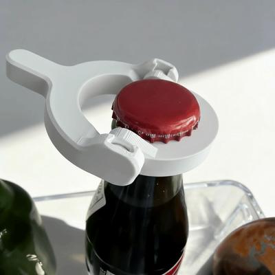 Уникальная округлая крышка бутылки Открывалка для кухонных принадлежностей Экономичная вращающаяся открывалка для бутылок 3D-печатная открывалка для крышек Кухонное использование