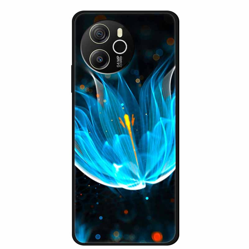 Чехол для телефона Blackview Shark 8 Задняя крышка 6.78" Черный силикон Мягкий чехол для Blackview Shark 8 Чехол Shark8 Ударопрочный