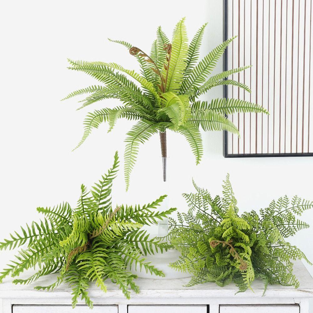 Tropical Plants Green Leaves Plants Real Touch Fake Plants Outdoor Indoor Decor