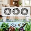 1/2/3/4/5/6 Heads Aquarium Cooling Fans 180° Rotation Fish Tank Cooler  Cool Down Temperature
