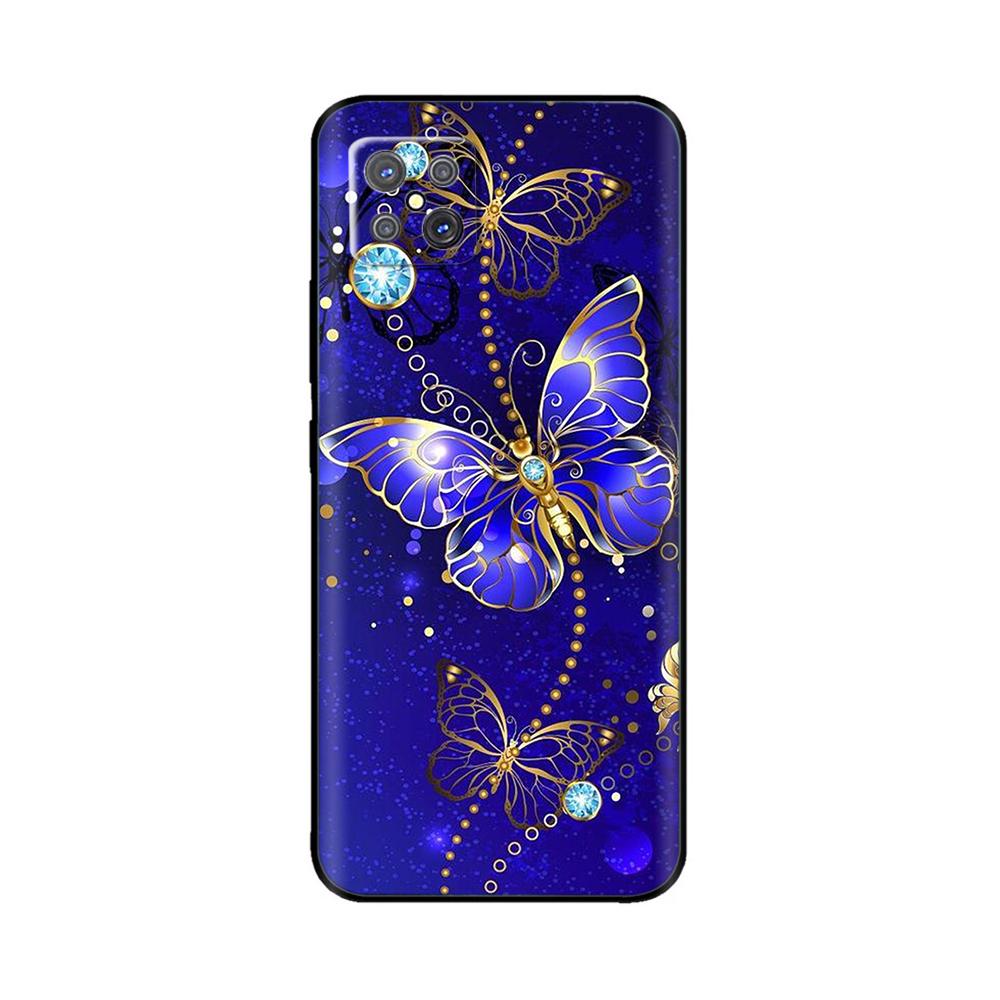 Ударопрочный Чехол Для Oppo Reno4 Z 5G Чехол Животное Расписанный Черный Силикон Мягкая Задняя Крышка Телефона Для OPPO A92S Бампер Оболочка Fundas