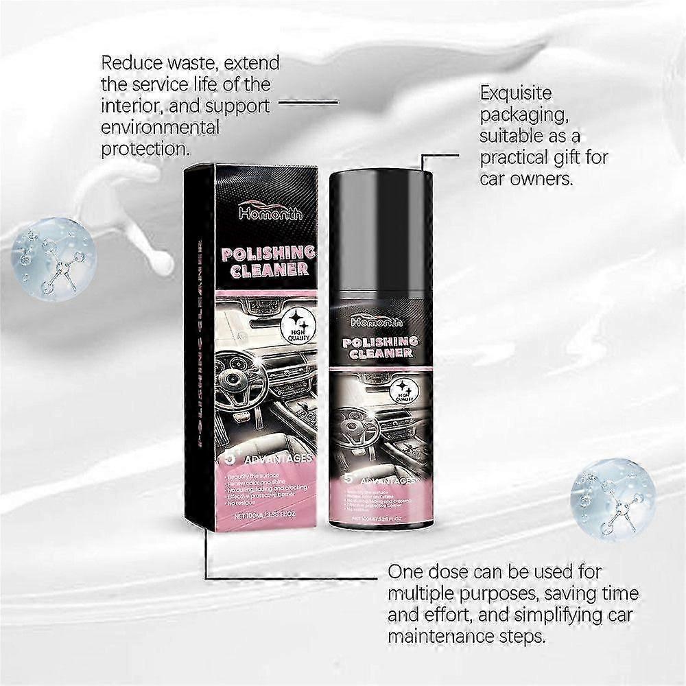 Polishing Cleaner For Car Interior Detailing Rubber Leather Automotive Interior Polishing Agent Detailer And Cleaner Renew