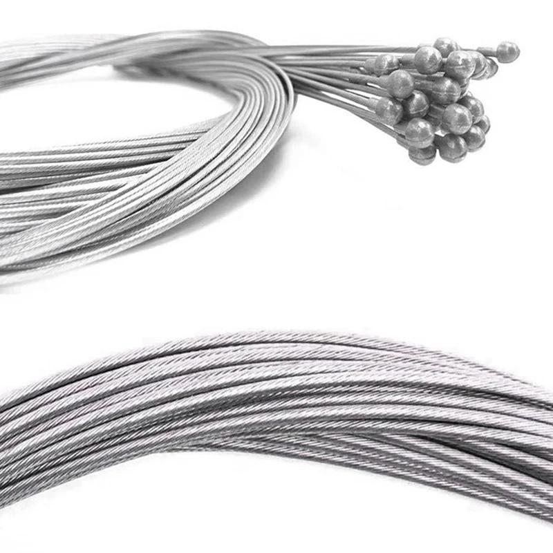 10/20PC Bike Cable Brake/Shift MTB Road Bicycle Cable Line 2100mm 1550mm 1700mm Cycling Brake Shift Wire Shifter Inner Line Part