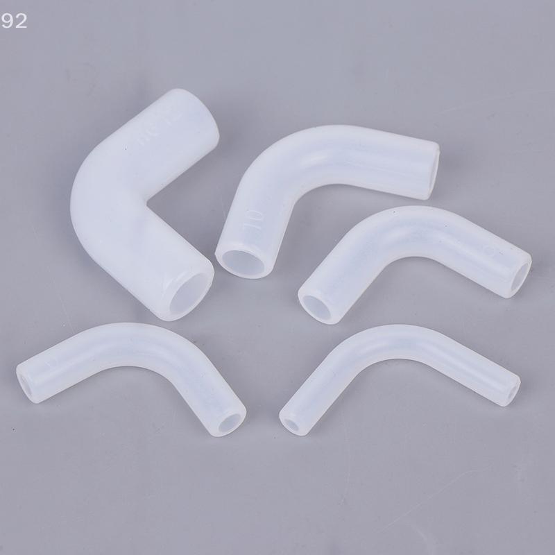 5pcs Silicone Elbow Flexible Repair Joint Hard Tube Soft Connector Elastic Right Angle Rubber Coupling Pipe Irrigation Garden