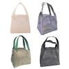 Storage Bag Large Capacity Zipper Closure Beach Bag with Handle Design Visible Mesh Bag Makeup Organizer
