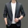 Весенне-осенний мужской тонкий костюм, деловая повседневная молодежная куртка, модный универсальный модный костюм