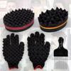 African Magic Barber Sponge Hair Brush For Black Man Hair Twist Sponge Double Sided Magic Hair Curl Weave Dreads Sponge Brush
