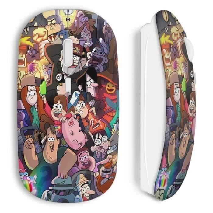 Souris sans fil groupe de cartoons