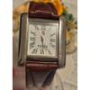 Б/У Операция FENDI Fendi 1925 Женские часы Квадратные TANK Tank Римская Индексация Кожаный Ремешок Винтаж