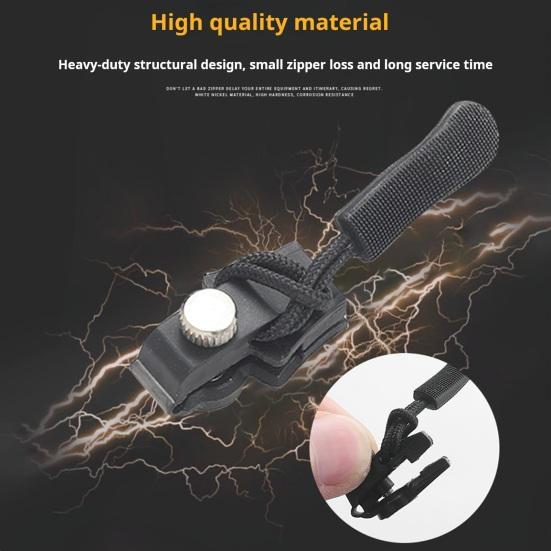 9 шт. Универсальный съемный съемник для молнии, быстрая установка, головка молнии, без шитья, замена съемника для молнии для пальто, курток