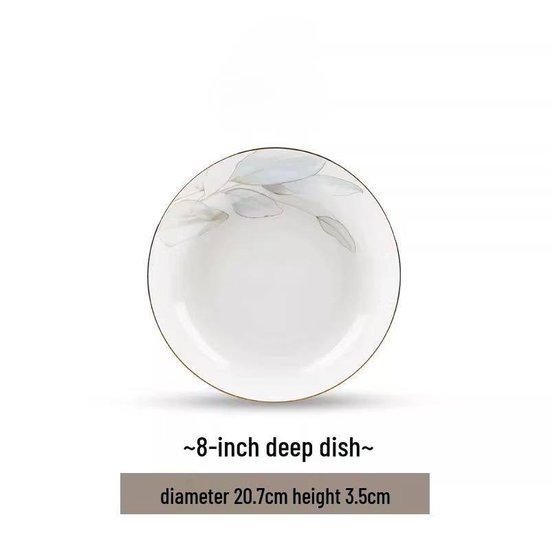 Jingdezhen Chinese Style Ceramic Deep Plate