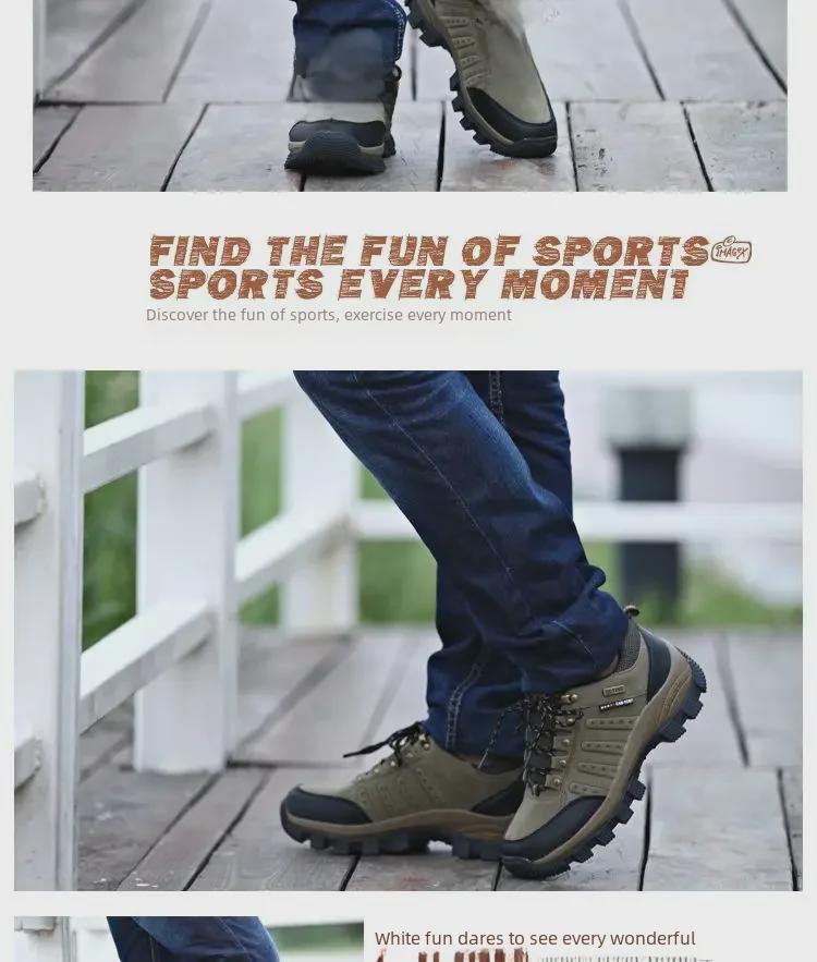 2024 Large Size Unisex Hiking Shoes for Spring, Autumn, and Winter - Outdoor Travel & Casual Wear