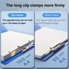 PP A4 File Folder Long Double Clips Archives Binder Creative Document Bag  School Office